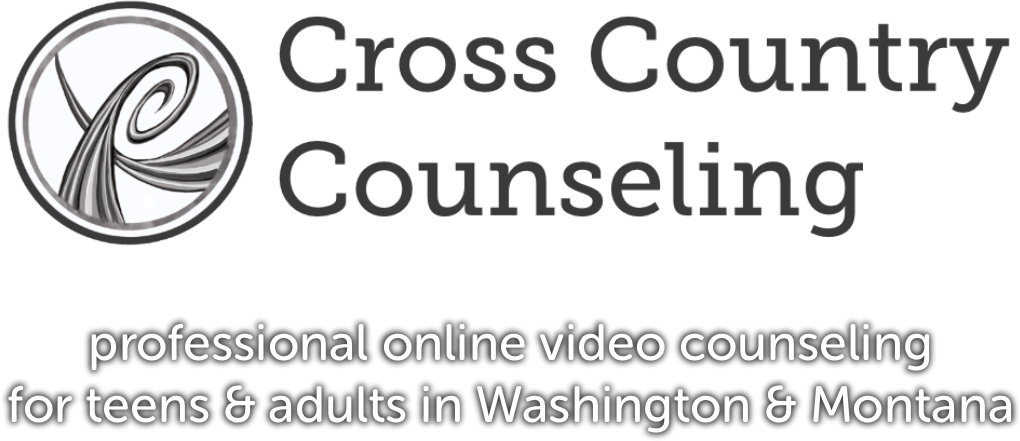 Cross Country Counseling - professional online video counseling for teens & adults in Washington & Montana